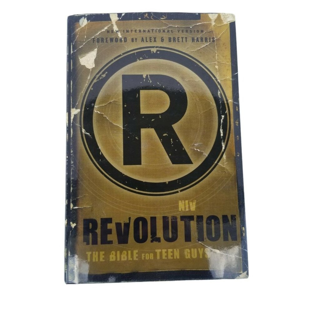 NIV Revolution The Bible For Teen Guys By Zondervan Hardcover with Dust Jacket